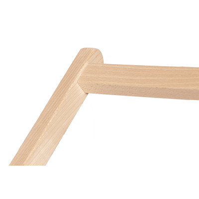 Leżak drewniany kwiaty 3D