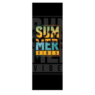 Leżak Drewniany Bukowy Klasyczny Summer Vibes Black